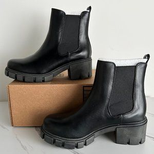 Madden Girl Women's Tessa Chelsea Boot - Black Paris - 9.5